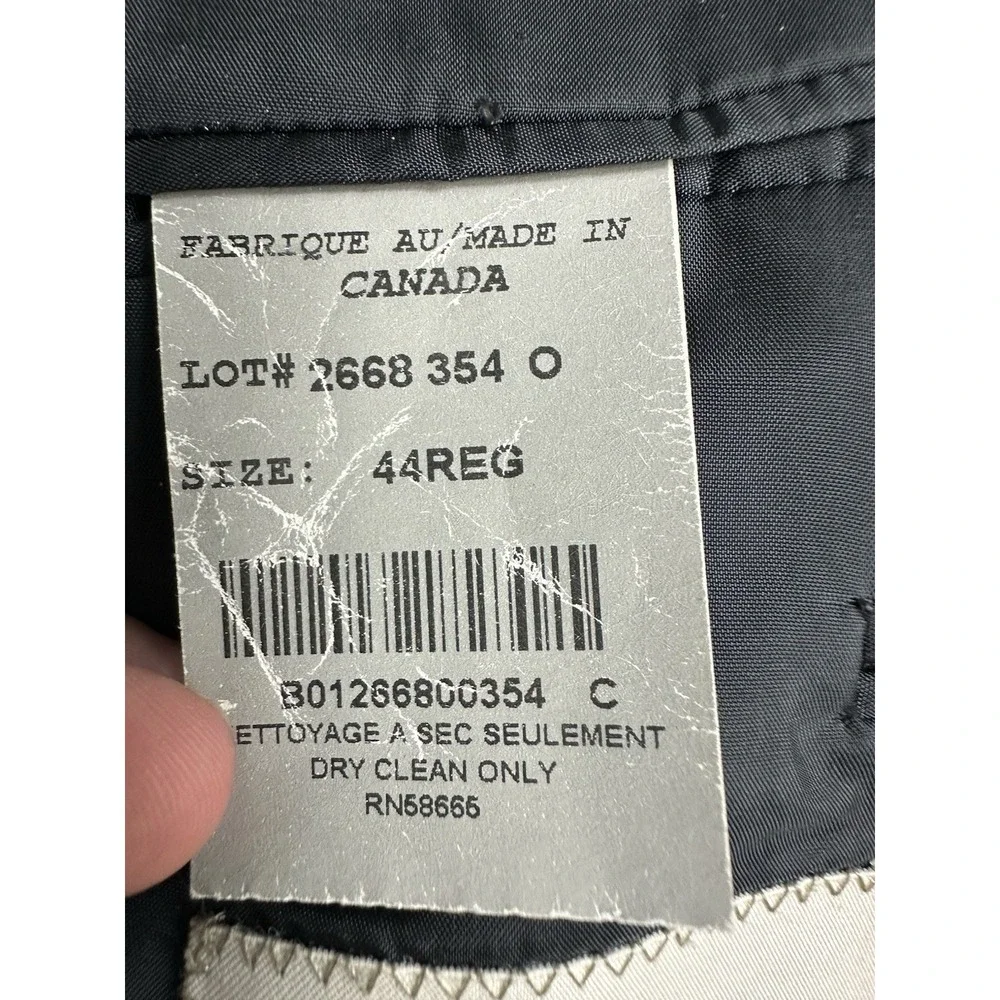 John W Nordstrom Gray Loro Piana Pure Cashmere Vented Blazer 44R Mens Sport Coat